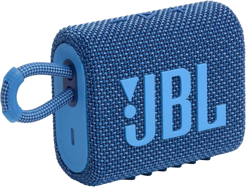 Blue JBL Go 3 Eco - Portable Mini Bluetooth Speaker
