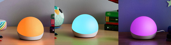 Amazon Echo Glow colors