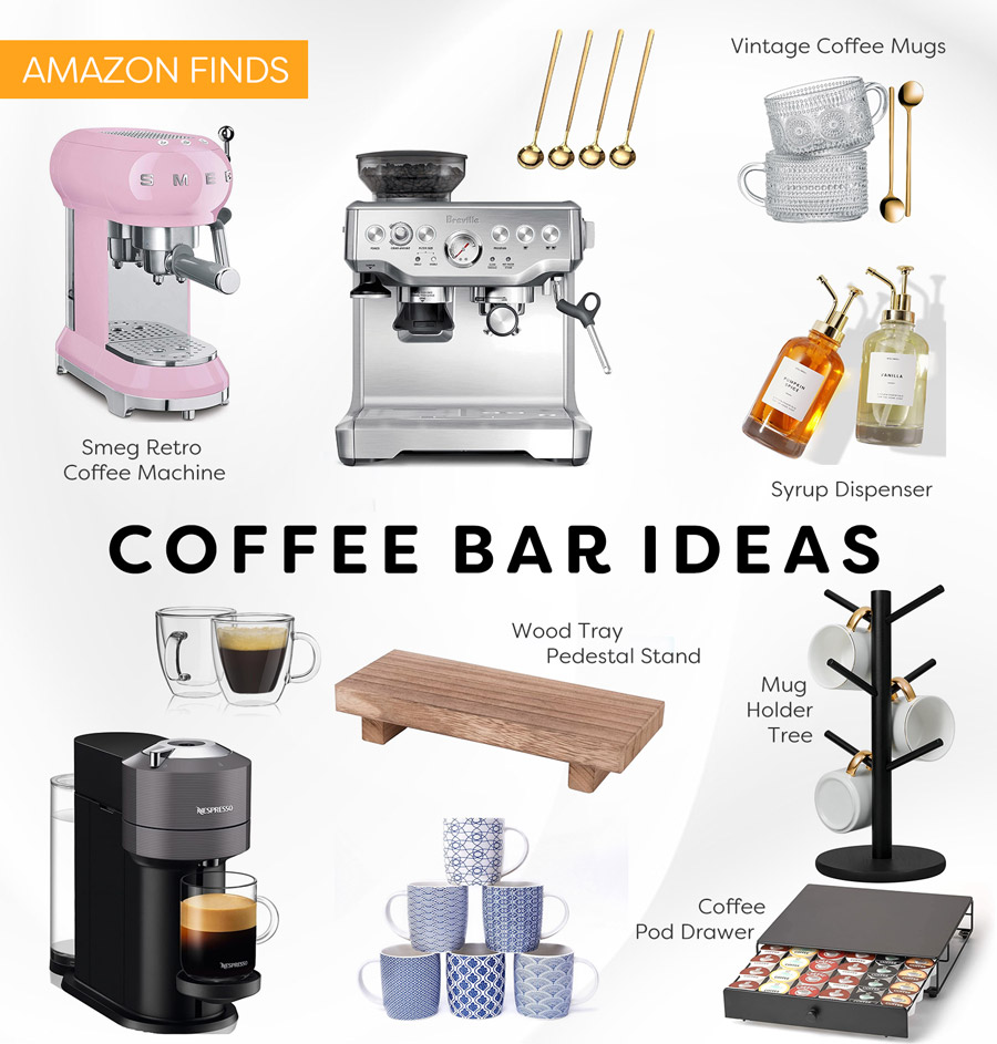 Elevate Your Home with Stylish Coffee Bar Ideas: Amazon Finds You’ll Love