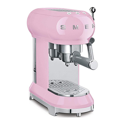 Pink Smeg RetroCoffee Machine