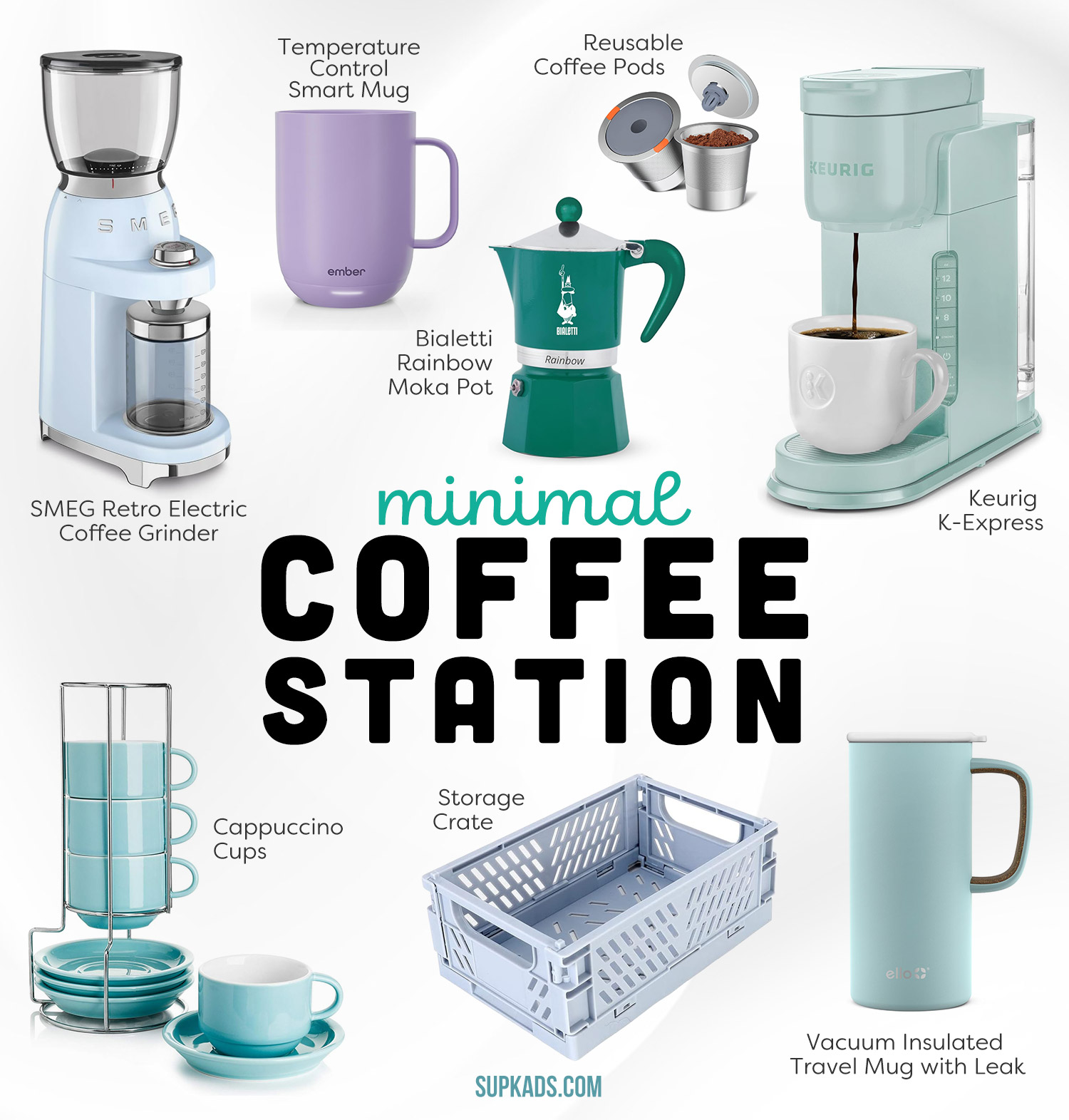 Minimal Coffee Station: Your Guide to a Chic and Functional Pastel Setup