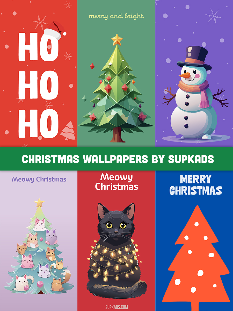 FREE Christmas Wallpapers Designed by Supkads